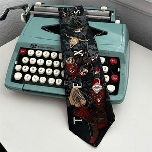 Texas Themed Tie with Tabasco Print